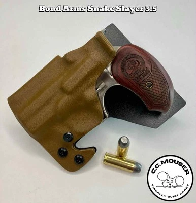 C.C. MOUSER Bond Arms "Snake Slayer" 3.5 inch Barrel Pocket Holster, Kydex 100