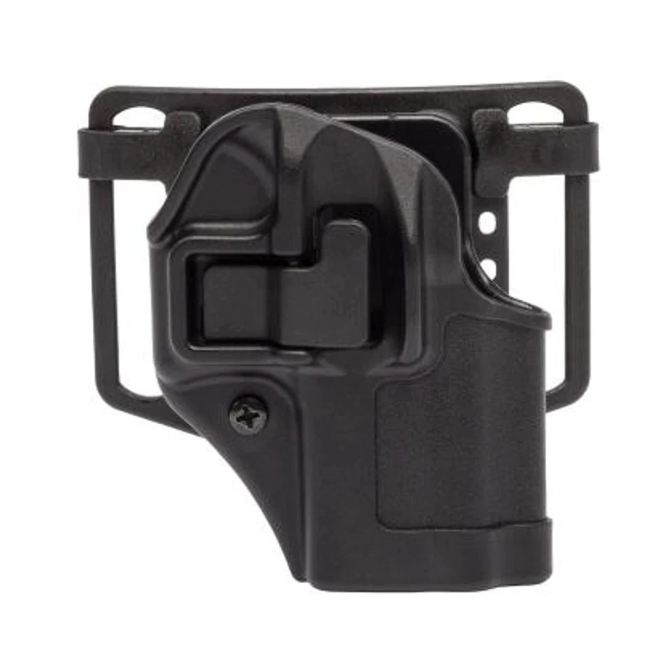 BlackHawk 410567BK-R CQC Serpa Holster Right Hand Black Glock 42 Matte Belt Loop and Paddle