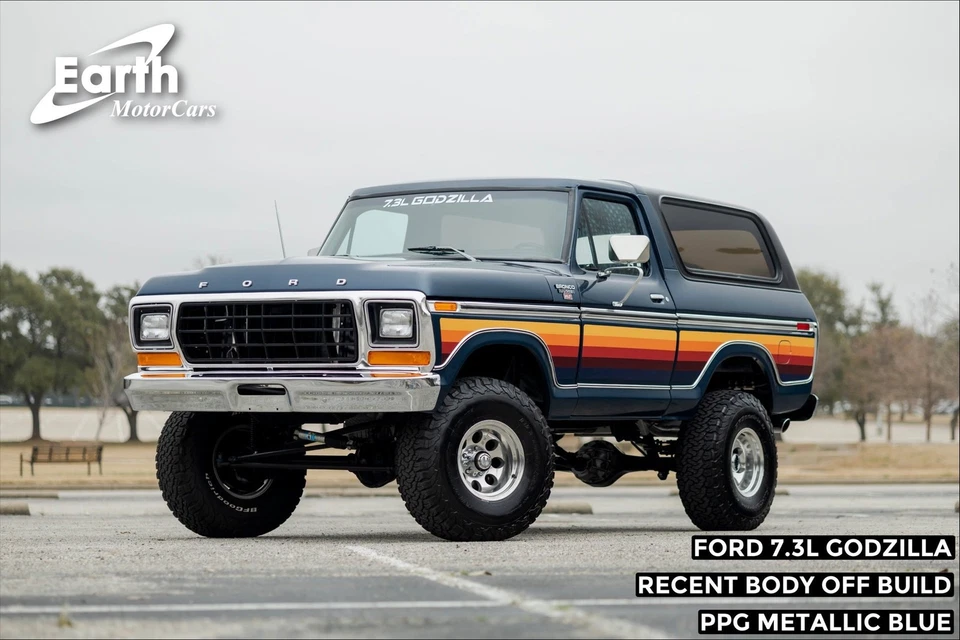 Ford Bronco 1978 ruedas libres 7,3 L Godzilla personalizado Foto 1 de 4