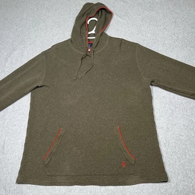 Ralph Lauren Polo Sleepwear Hoodie Shirt Mens Large Olive Green Long Sleeve - Image 1 of 4