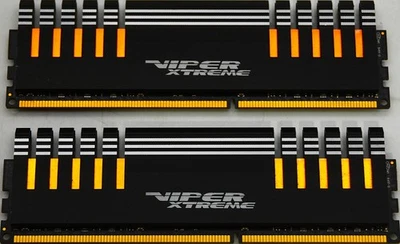 *LOT OF 2* Patriot Viper Xtreme 8GB (4GBx2) DDR3-2000 CL9 *USED/READ* - Image 1 of 2