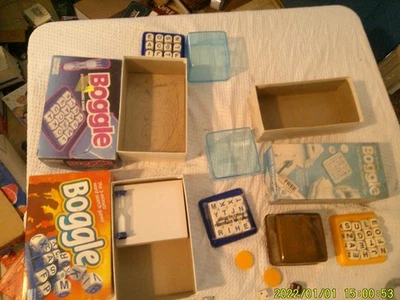 3 THE SAME BOGGLE BOARD GAMES DIFFERENT BOXES USED - Image 1 of 4