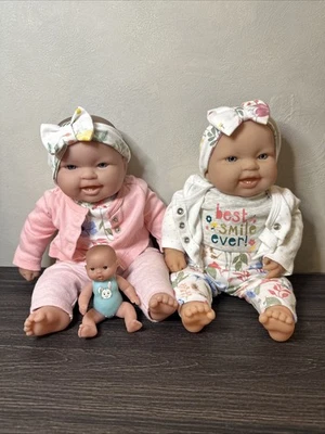 BERENGUER Realistic Baby Doll Soft Cloth Body Chubby Face 14” JC Toys Teeth - Image 1 of 4