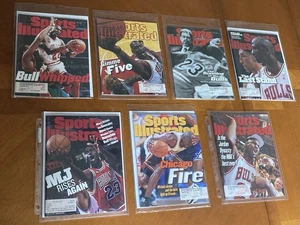 Sports Illustrated Michael Jordan Magazine Lot Of 8 1996-1998 Last Dance NBA - Picture 1 of 3
