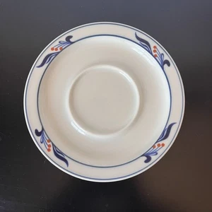 Dansk Bistro Maribo Untertasse weiß mit blauen und roten Beeren 7,25" - Bild 1 von 4