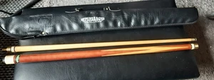 Ash 2-Piece Pool/Snooker Cue Superleague With Protection Holdall 148cm - Picture 1 of 7