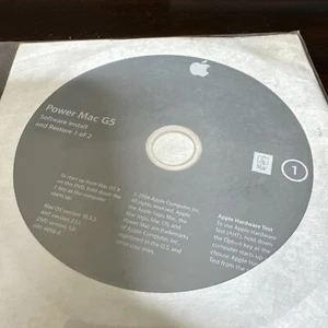 Vintage - PowerMac G5 Install DVDs 1 & 2, OS X Version 10.3.2 -2004 Never Opened - Picture 1 of 2