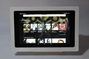 Amazon Fire 7 HD 8 10 Max 1 1 Antitheft Acrylic Case 4 Wall Mount, Desktop Stand - Picture 1 of 25