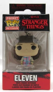 Stranger Things S4 Eleven 1.5" Figure Key Chain Funko Pocket Pop! New 2022 - Picture 1 of 6