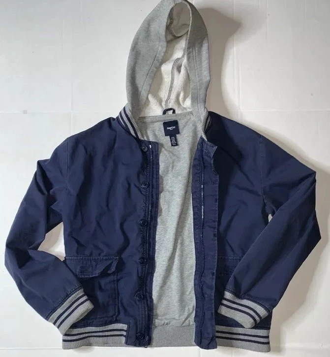 Usado - Chaqueta con Capucha Gap Kids Cremallera Completa Niños (Talla XXL) Foto 1 de 4