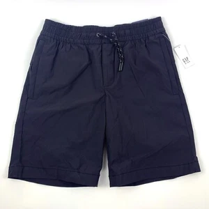 Gap Kids Boys Quick Dry Shorts Navy Sz XXL 14-16 Elastic Waist Zipper Pockets - Picture 1 of 15