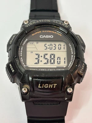 Working Men's Black Casio W-736H Watch EQ - image 1 of 4