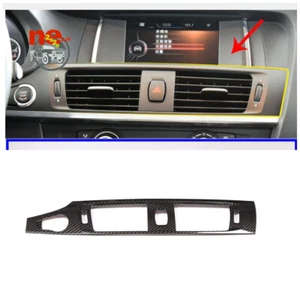 ABS Carbon Center Air Vent Cover Modified Frame Trim For BMW X3 F25 X4 F26 11-17 - Picture 1 of 8