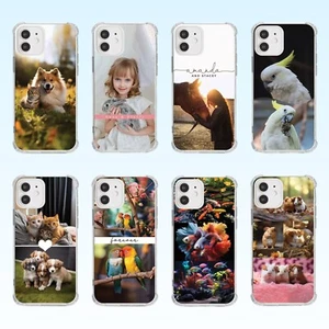 MASSANFERTIGUNG FOTO PERSONALISIERT STOSSFEST HANDYHÜLLE FÜR IPHONE 15 14 13 12 11 SE 8 - Bild 1 von 33
