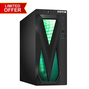 PC de jeu AQVIN ordinateur de bureau i7 32 Go de RAM 2 To SSD GTX1050/GTX1630/GTX1650 WiFi - Photo 1 sur 21