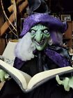 Life-Size Animatronic Witch, Indoor/Outdoor Halloween Decoration, Multi-Color