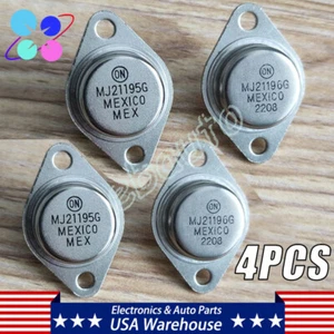 2 pares/4 piezas para transistor de potencia ON MJ21195G MJ21196G MJ21195 MJ21196 TO-3 - Imagen 1 de 7