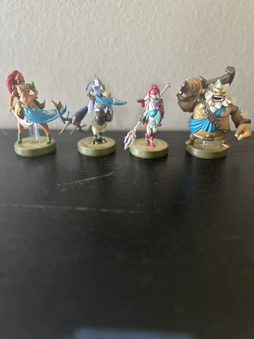 Legend Of Zelda BOTW Champion Amiibo. (Set Of Four) Cover