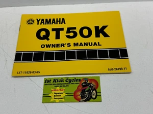1982 YAMAHA QT50 QT 50 YAMAHOPPER 5U9-28199-11 MOTORCYCLE OWNERS MANUAL - Picture 1 of 3
