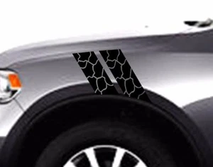 Calcomanía de vinilo ROCK Fender barra hash marca SUV CARRERAS RAYAS 4" (Se adapta a DURANGO) - Imagen 1 de 12