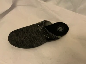 REVITALIGN Women's Monterey Clog Mule Leather Fabric heathered black - Picture 1 of 10