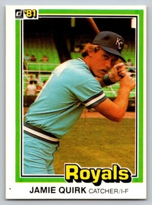 1981 Donruss - #341 Jamie Quirk - Image 1 of 2