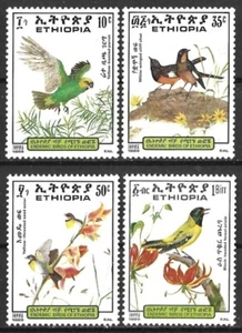 ETHIOPIA 1989 BIRDS SET MINT (NH) - Picture 1 of 1