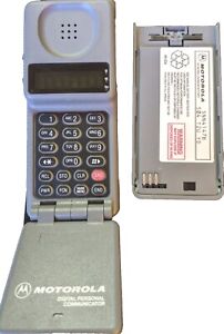 Téléphone portable vintage Motorola Cellular ONE communicateur personnel numérique années 1980