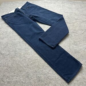 Polo Ralph Lauren Varick Slim Straight 5-Pocket Pants Men 36 x 30 Blue Button