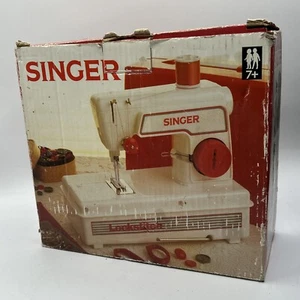 Vintage SINGER Lockstitch Kindernähmaschine Koffer,OVP Bedienungsanleitung - Bild 1 von 10