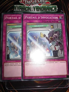 YU-GI-OH! COM PORTAIL D'INVOCATION PLAYSET (LOT DE 2) INOV-FR079 FR NEUF MINT - Picture 1 of 1