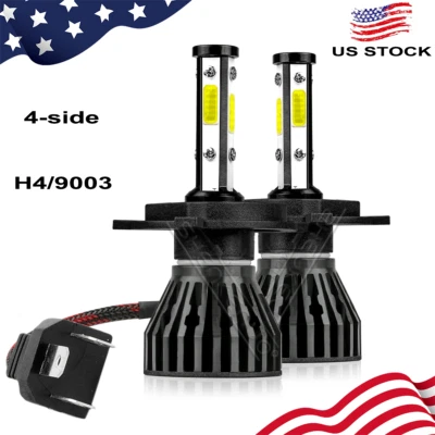 For Toyota Tacoma 2005-2009 2010 2011 LED Headlights Kit Hi/Low Beam Bulbs 6000K - Image 1 of 4