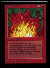 Mrm english wall of fire nm mtg beta magic