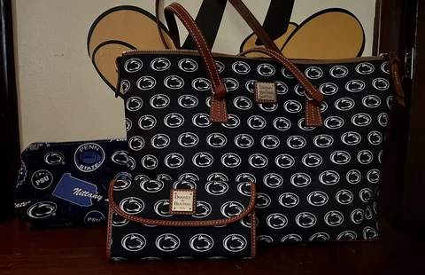 Penn State Dooney & Bourke purse, wallet & custom made pouch - EXCELLENT!!! Cover