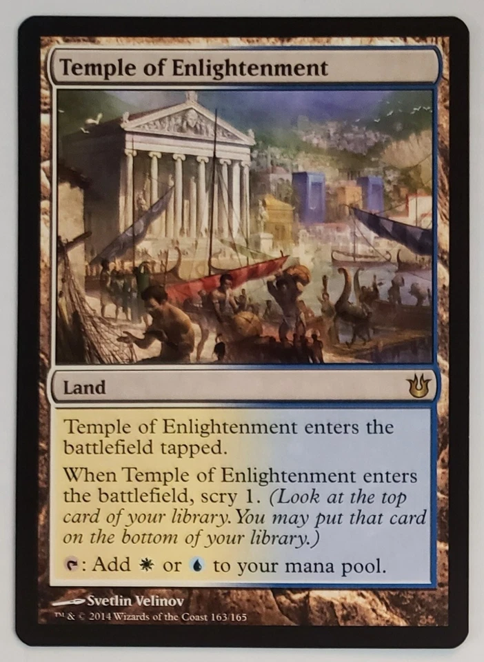 x 1 Temple of Enlightenment Born of the Gods NM MTG Magic The Gathering  - Image 1 of 1