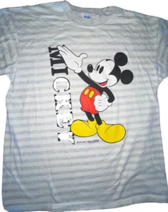 Mickey Mouse 80s 90s Vtg Walt Disney Company Velva Sheen T-Shirt Men XL USA Made - Picture 1 of 12