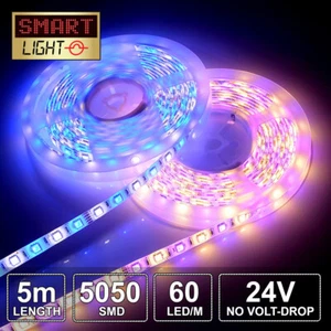 Nastro adesivo luminoso 24 V/5M/300 LED RGBW/RBWW SMD 5050 *GRATUITO VELOCE SH... - Foto 1 di 50