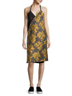 Public School L36205 Women's Lonia Gold Floral Jacquard Dress Size 2