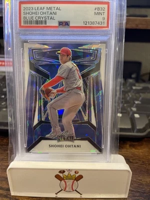 2023 Leaf Metal - Shohei Ohtani #B-32 Blue Crystals /7 POP 1!!!! - Image 1 of 3