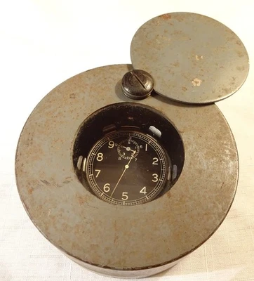 Elgin Pocket Watch Military Timer Stop Watch 16S 15J & Case Serviced - Image 1 of 4