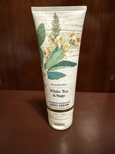 Crema corporal de té blanco y salvia Bath & Body Works - NUEVA - Imagen 1 de 2
