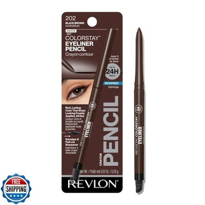 Revlon ColorStay Pencil Waterproof Eyeliner, Smudge-Proof, Eye Ma - Image 1 of 4