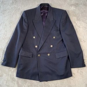 Chaqueta Para Hombre 40 S Blazer Lana Azul Marino Doble Pecho Vela Royal Sail DiCaprio - Imagen 1 de 14