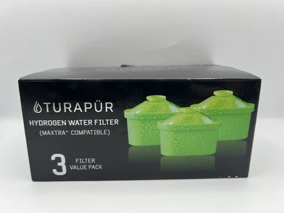 Turapur Hydrogen Water Pitcher Filters Maxtra Compatible 3 Filter Value Pack - Image 1 of 3