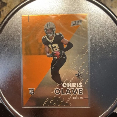 2022 Panini National Silver Orange Chris Olave Rookie RC sp /199 RC8 RARE ssp  - Image 1 of 2