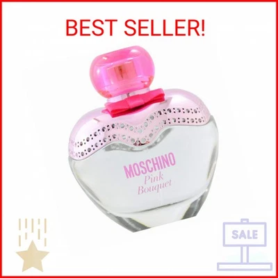 Moschino Pink Bouquet Eau de Toilette Spray para Mujer, 3.4 Onzas Foto 1 de 2