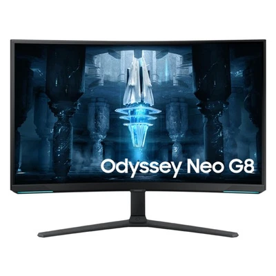 Samsung Odyssey Neo G8 32" 4K UHD VA LED Curved Gaming Monitor - Black - Image 1 of 4