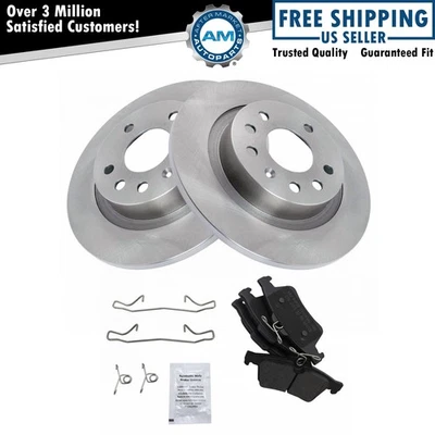 Kit de pastillas de freno trasero y rotor para Saab 9-3 2004-2011 Foto 1 de 4