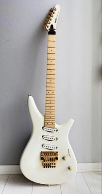 Used Yamaha MG-K Electric Guitar Pappalar Kawai Model White Gold Very Rare - Image 1 of 4