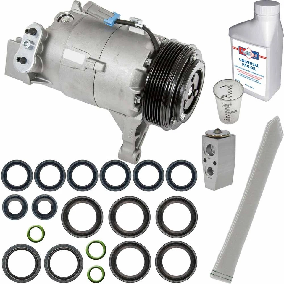 Compresor de aire acondicionado Omega para Saturn Aura 2007 2008 con kit de reparación de aire acondicionado CSW Foto 1 de 1